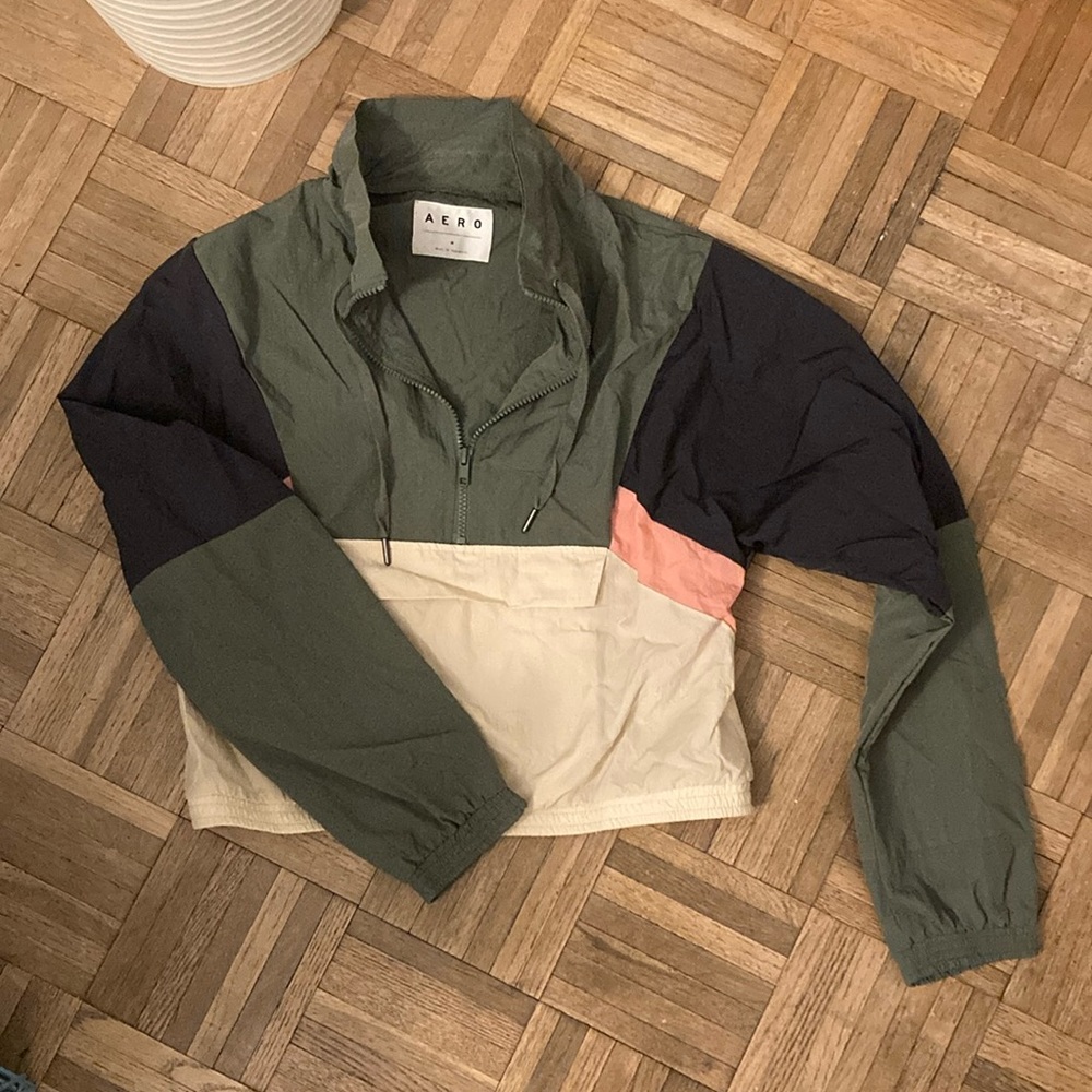 Color block Windbreaker